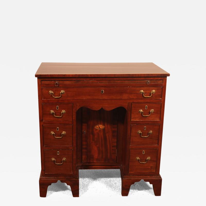 Small 18th Century Mahogany Kneehole Desk George III