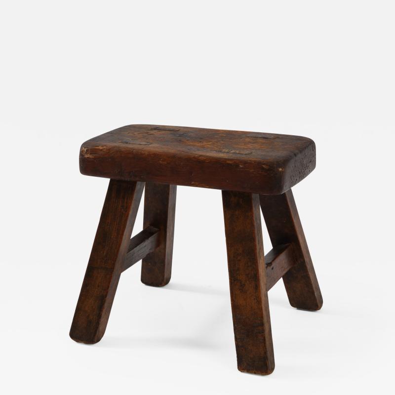 Small American Milk Stool Elm Vermont