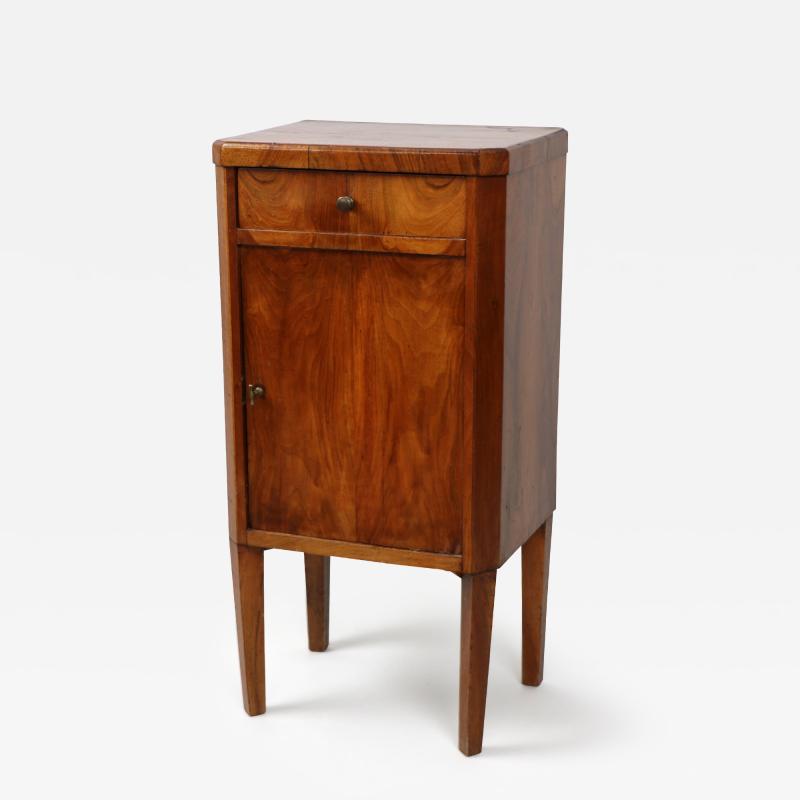 Small Biedermeier Walnut Cabinet Vienna c 1825 