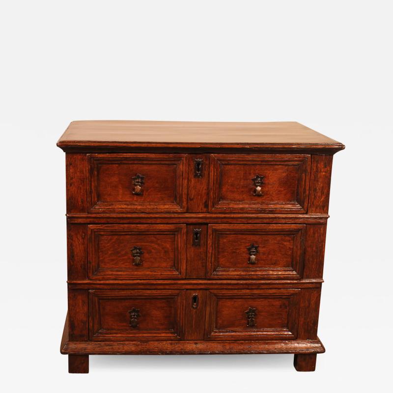 Small Chest Of Drawers In Oak From The 17th Century