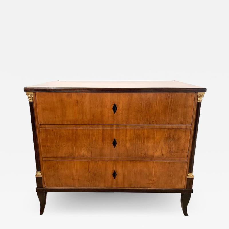 Small Commode Chest of Drawers Cherry Veneer South Germany circa 1820