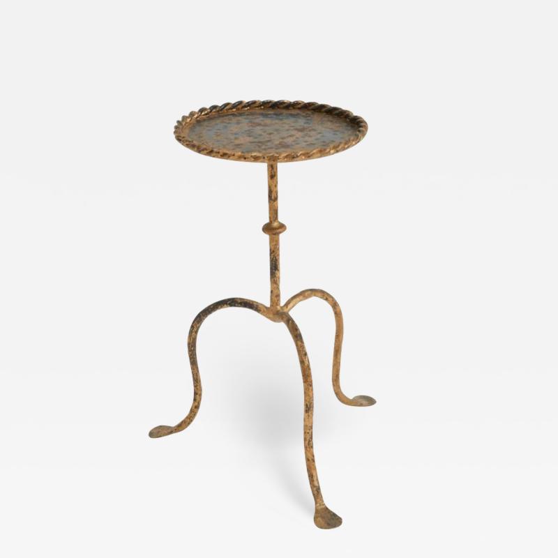 Small Gilt Martini Table