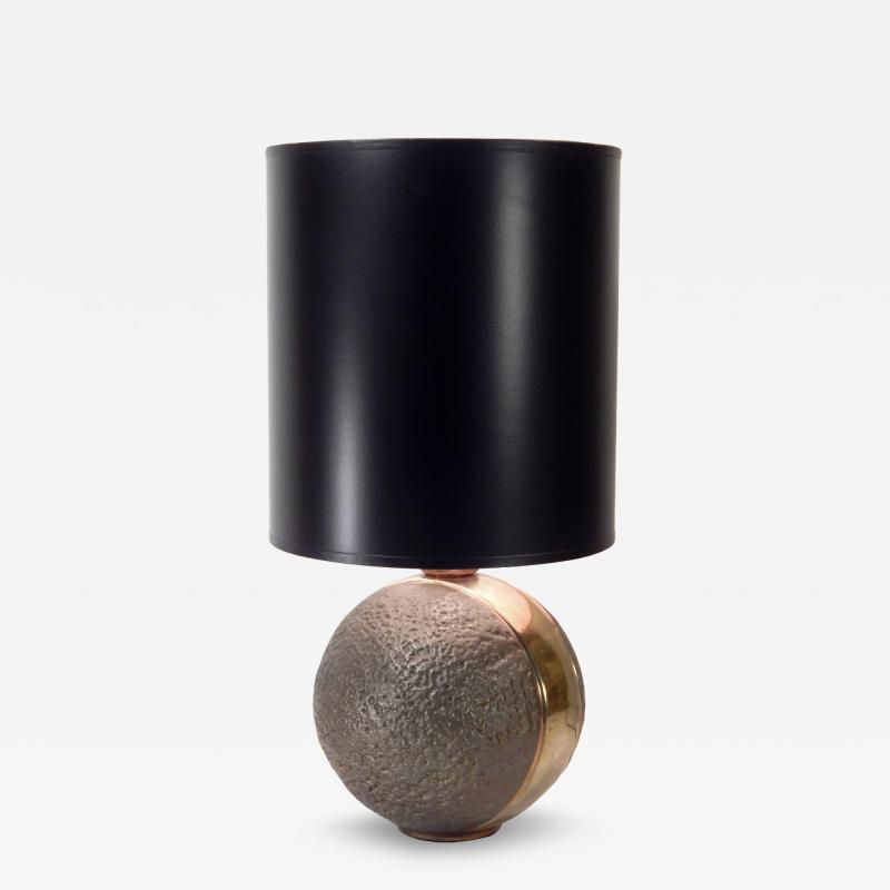Small Meteorite Textured Lamp