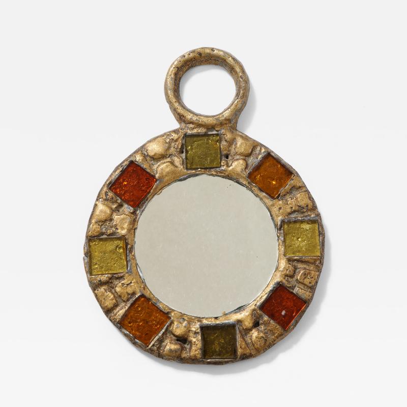 Small Mirror in the Manner of Line Vautrin France c 1960