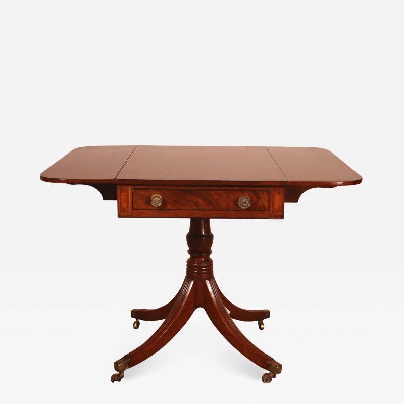 Small Pembroke Table From The Beginning Of The 19th Century In Mahogany