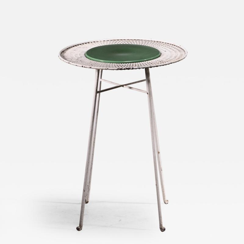 Small metal and ceramic additional table France