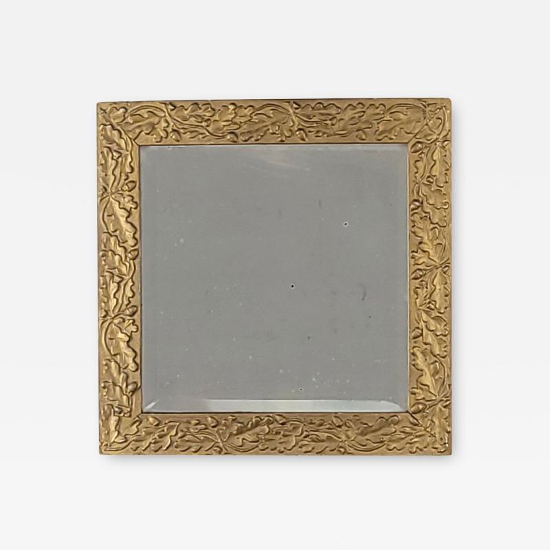 Smaller Carved Acorn Giltwood Frame Mirror circa 1920s