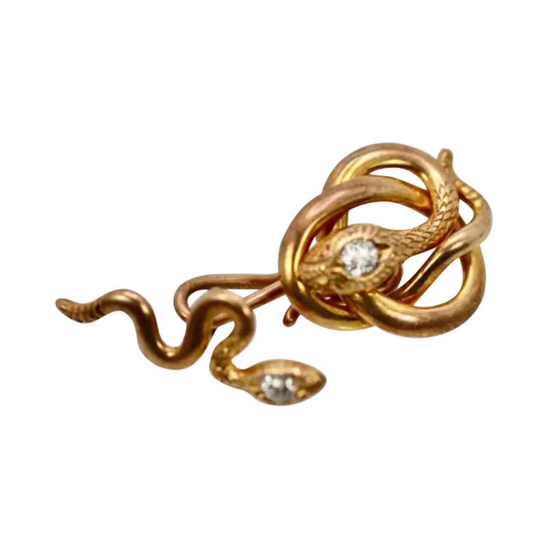 Snake Serpent Cufflinks Highly Detailed Etched 14 Karat Yellow Gold