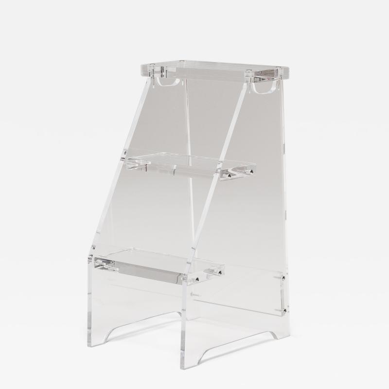 Social Climber Lucite Step Stool by Dragonette Private Label