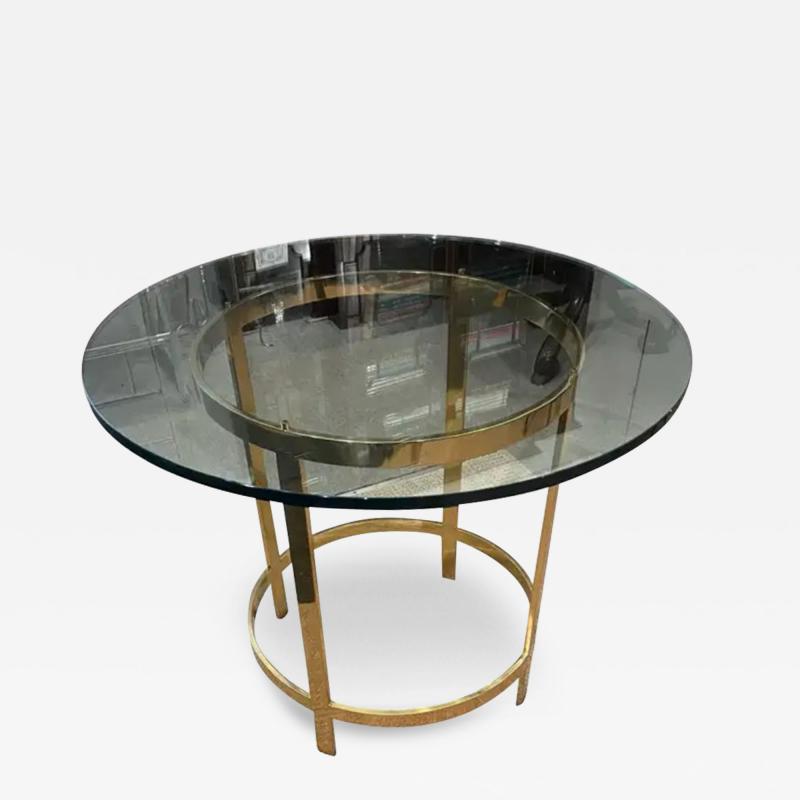 Solid Bronze Glass Top Center Table
