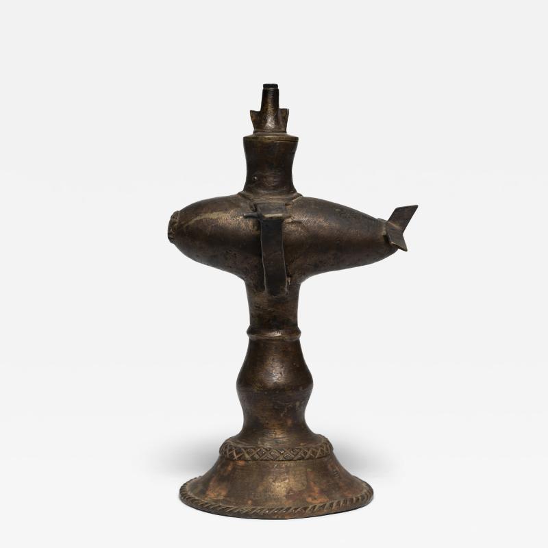 South Asian Brass Oil Lamp