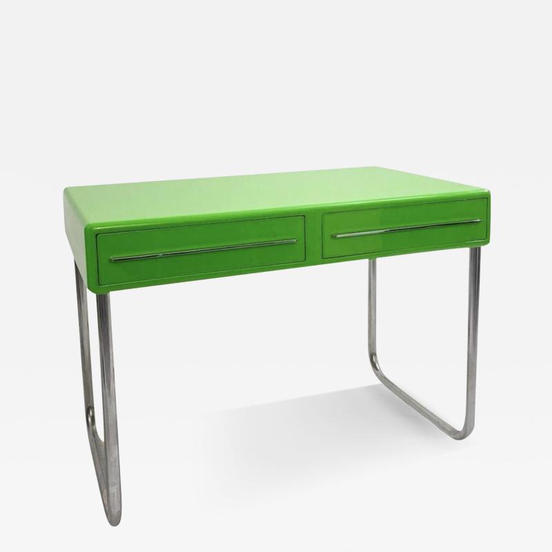 Space Age Green Desk attributed to Peter Ghyczy 1970s