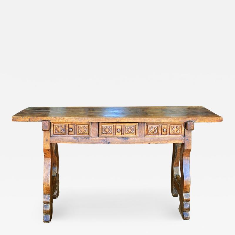 Spanish Baroque Walnut Table Circa 1680