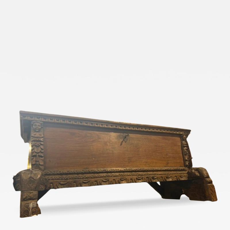 Spanish Walnut Cassapanca