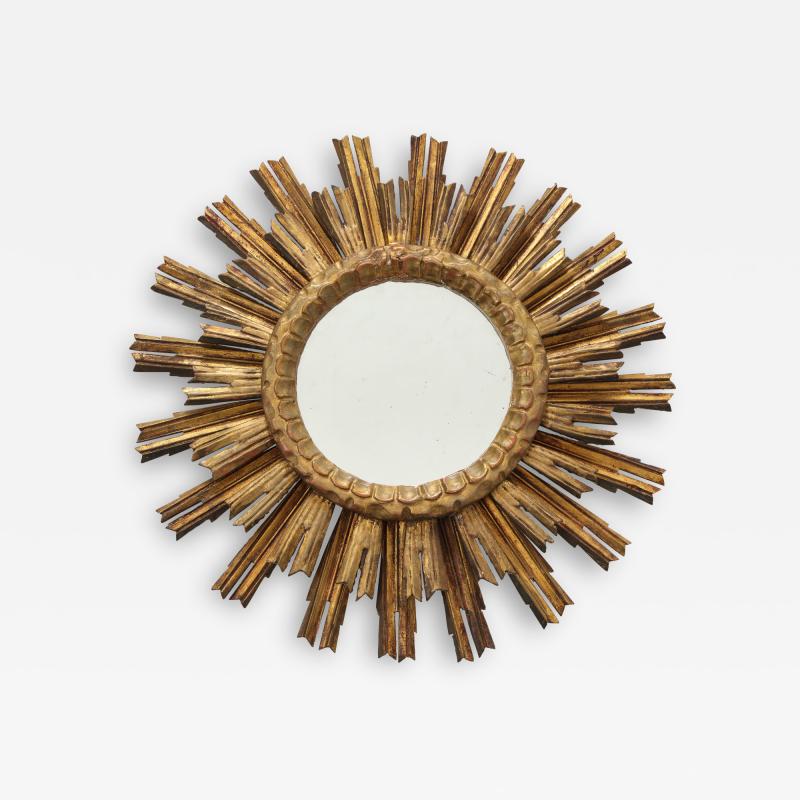 Spanish gold sunburst mirror