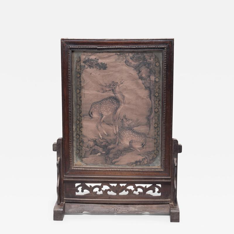 Spotted Deer Table Screen