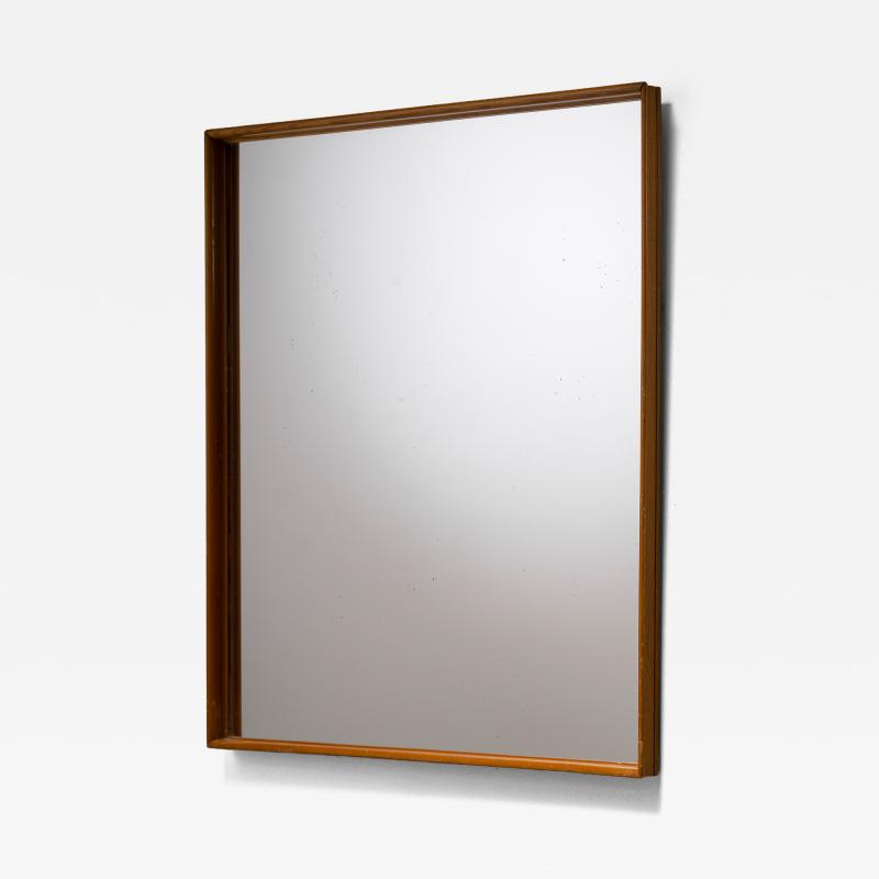 Square Swedish Modern wall mirror