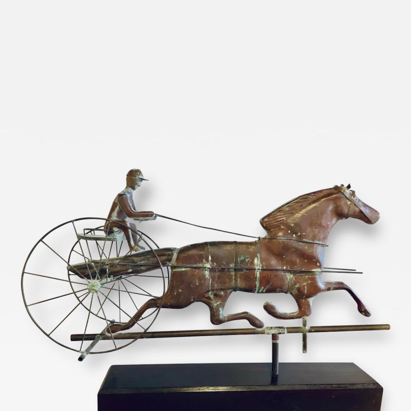 St Julien Weather Vane Attributed to J W Fiske 19th Century Full Bodied Metal