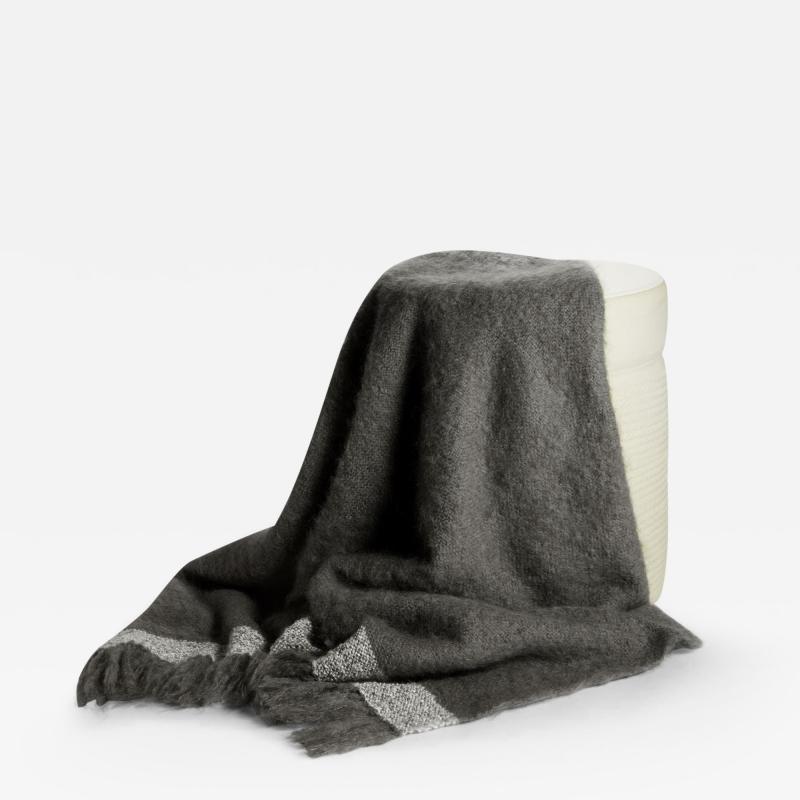 St phane Parmentier Dans les r ves In Dreams Large handwoven mohair plaid with silk edges