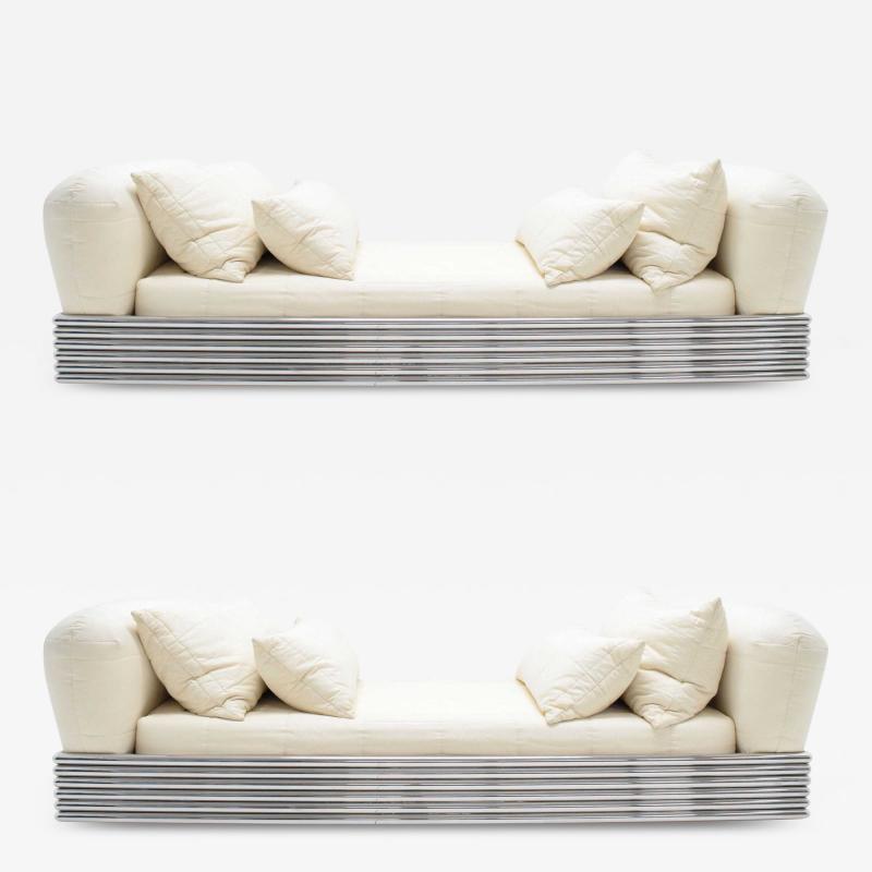 Stanley Jay Friedman Pair of Brueton Radiator Beds