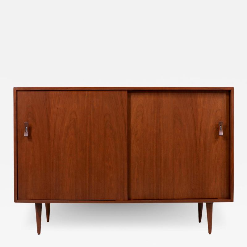 Stanley Young Stanley Young Walnut Credenza with Lacquered Drawers for Glenn of California