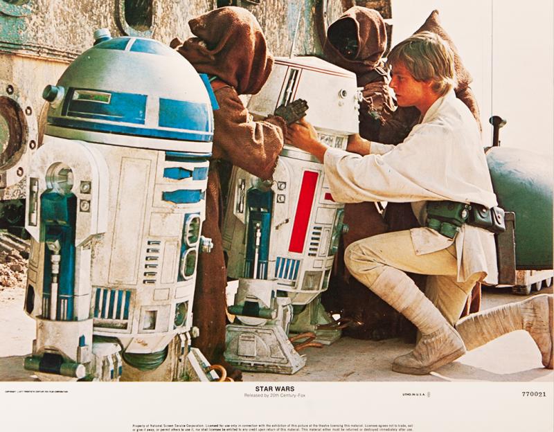 Star Wars 1977 Original Vintage Lobby Card 1