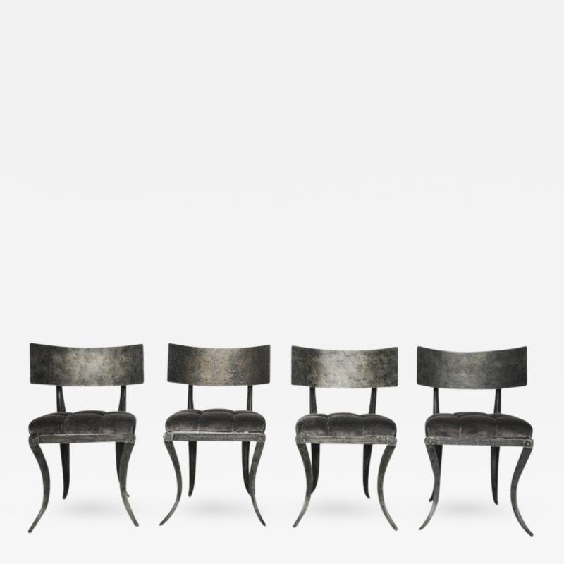 Steel Klismos Chairs