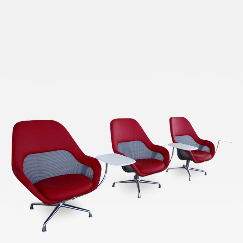 Steelcase Co 1917 1 Steelcase I2i Collaborative Ergonomic Dual Swivel Lounge Chair with Tablet