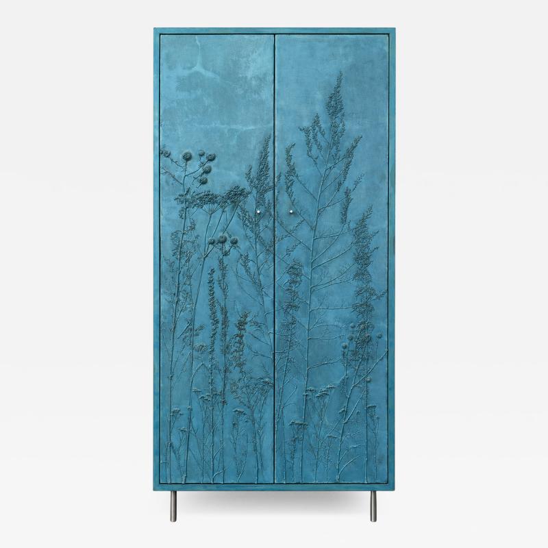 Stefan Buxbaum BLUE MEADOW tall concrete cabinet
