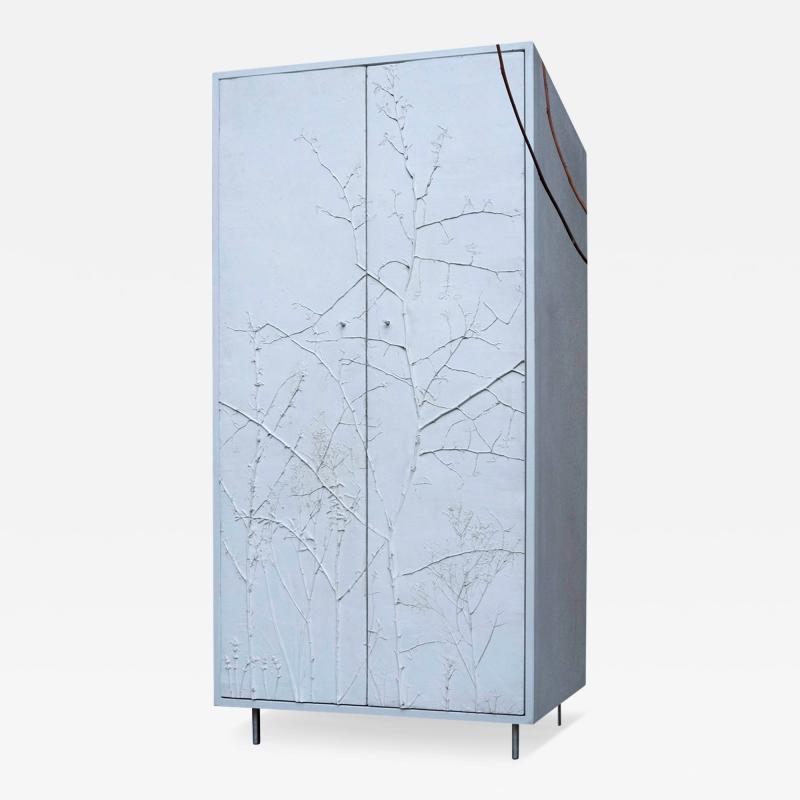 Stefan Buxbaum FOREST SPRING cast concrete tall cabinet