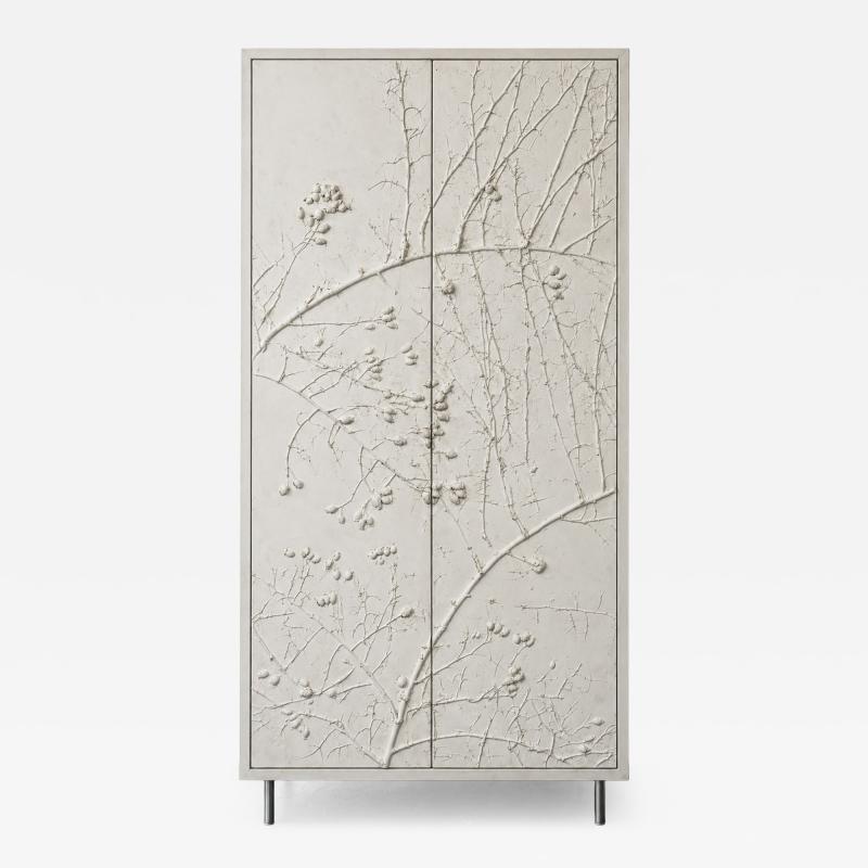 Stefan Buxbaum WILDE ROSE tall concrete cabinet