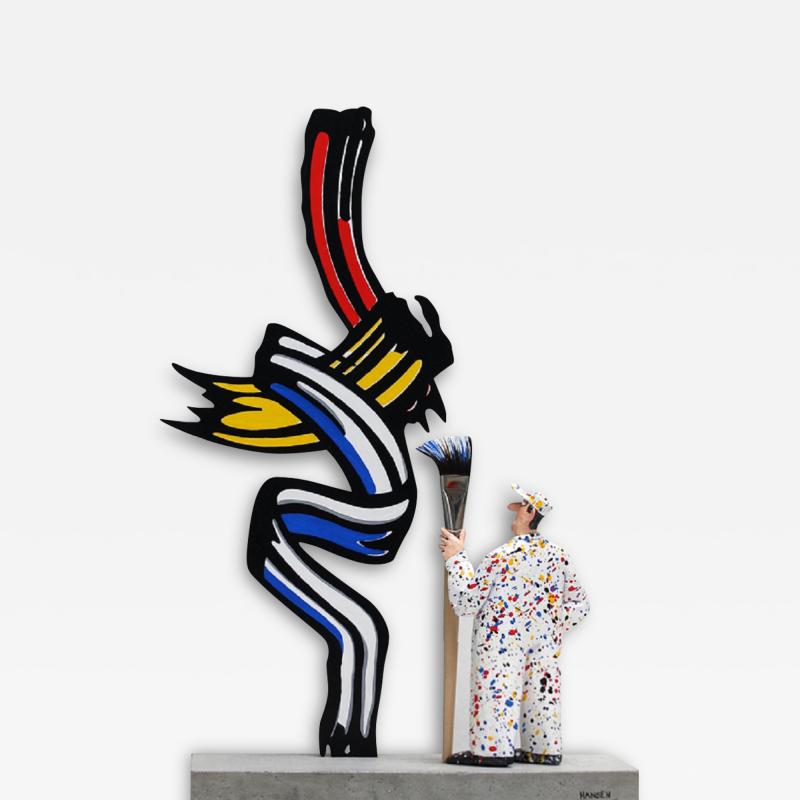 Stephen Hansen Brushstroke Sculpture Lichtenstein 2023