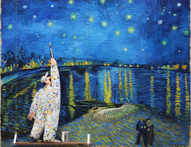 Stephen Hansen Starry Night over the Rhone Van Gogh 2023