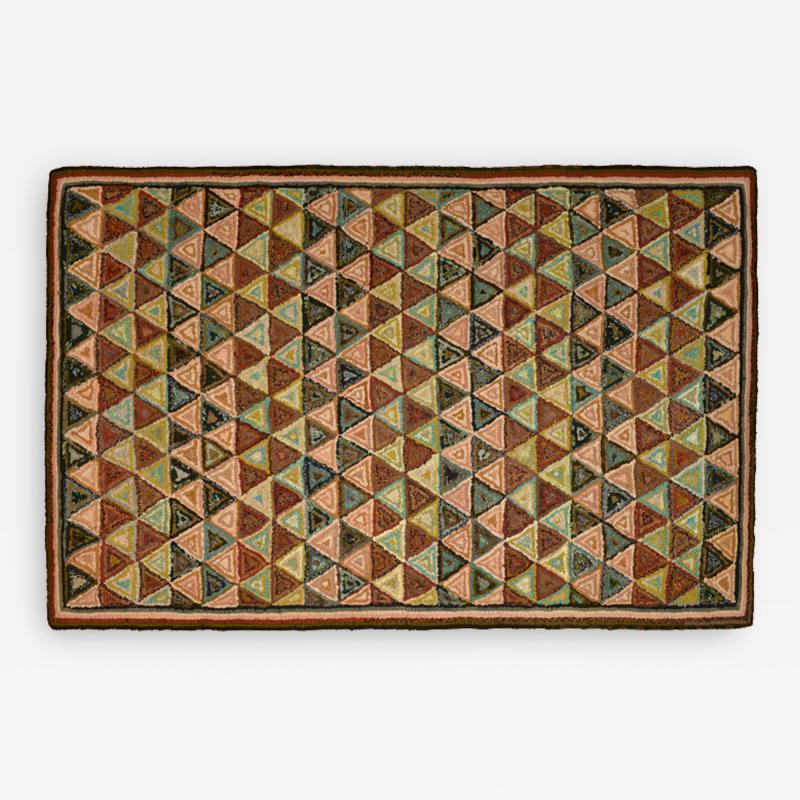 Stephen T Anderson Modern Hooked Rug by Stephen T Anderson