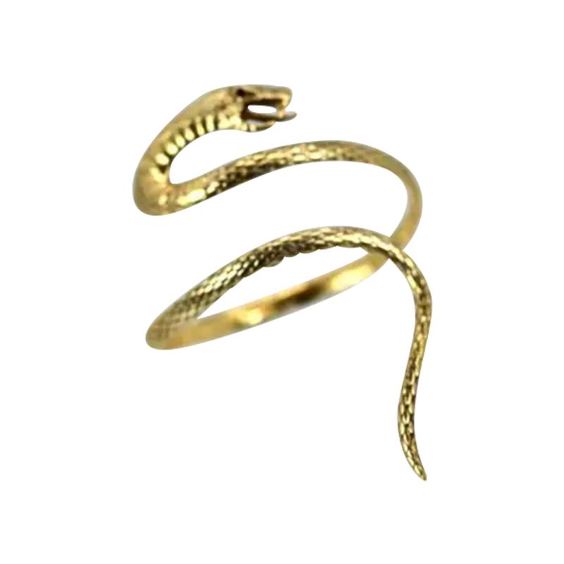 Stephen Webster 14k Yellow Gold Etched Snake Bracelet Attrib Stephen Webster