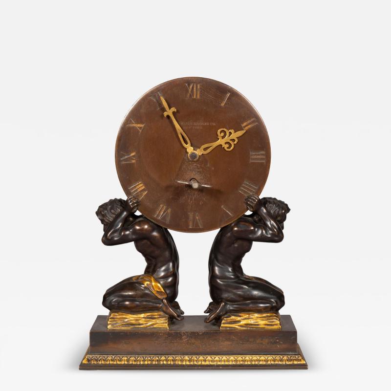 Sterling Bronze Company Mantle Clock