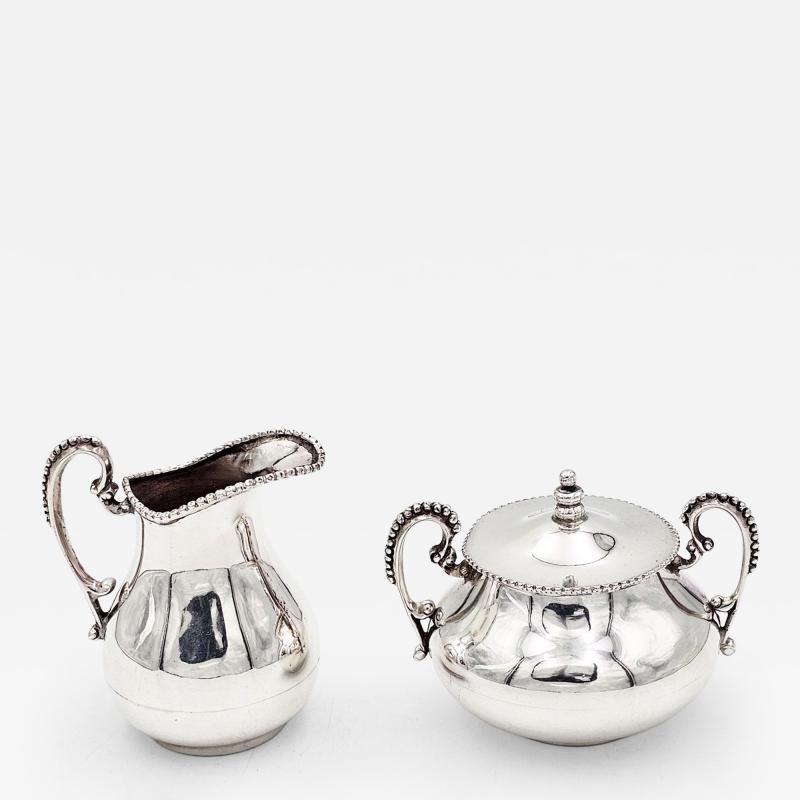 Sterling Cream and Sugar Mexico circa 1930