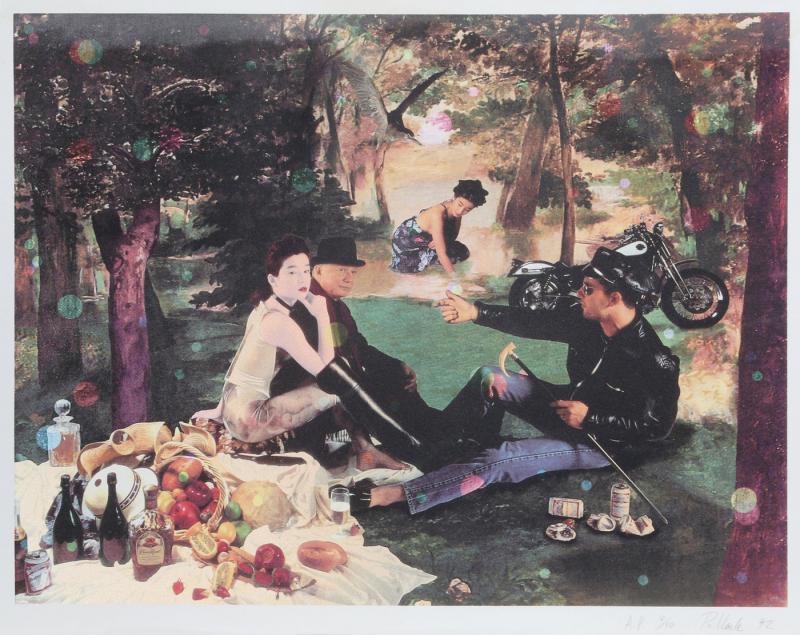 Steven Pollack Rie Miyazawa le Dejeuner sur l Herbe after Manet 