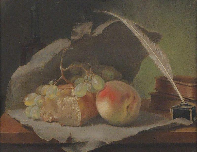 Still Life in Pastel France 19th century or earlier