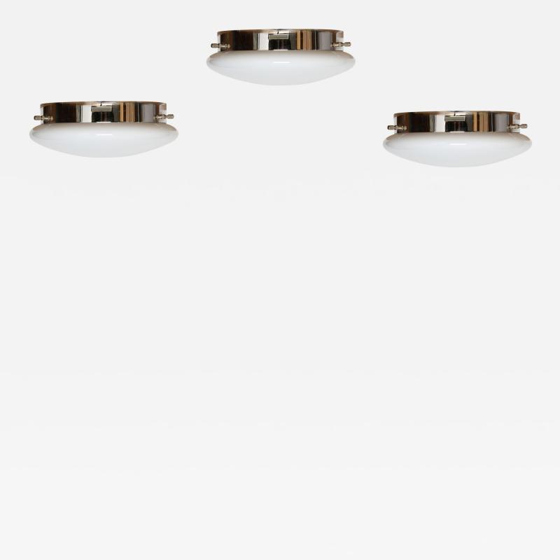 Stilux Milano Stilux style flush mount ceiling or wall lights Italy 1960s