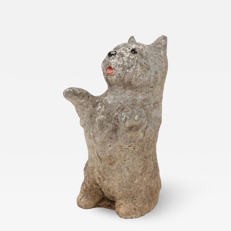 Stone Scottie Dog Standing