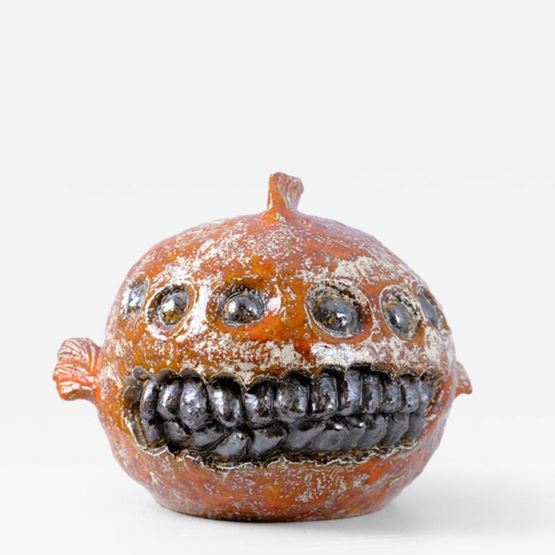 Striking Dystopian Like Ceramic Sculpture Soothsayer by Sakari Kannosto 2022