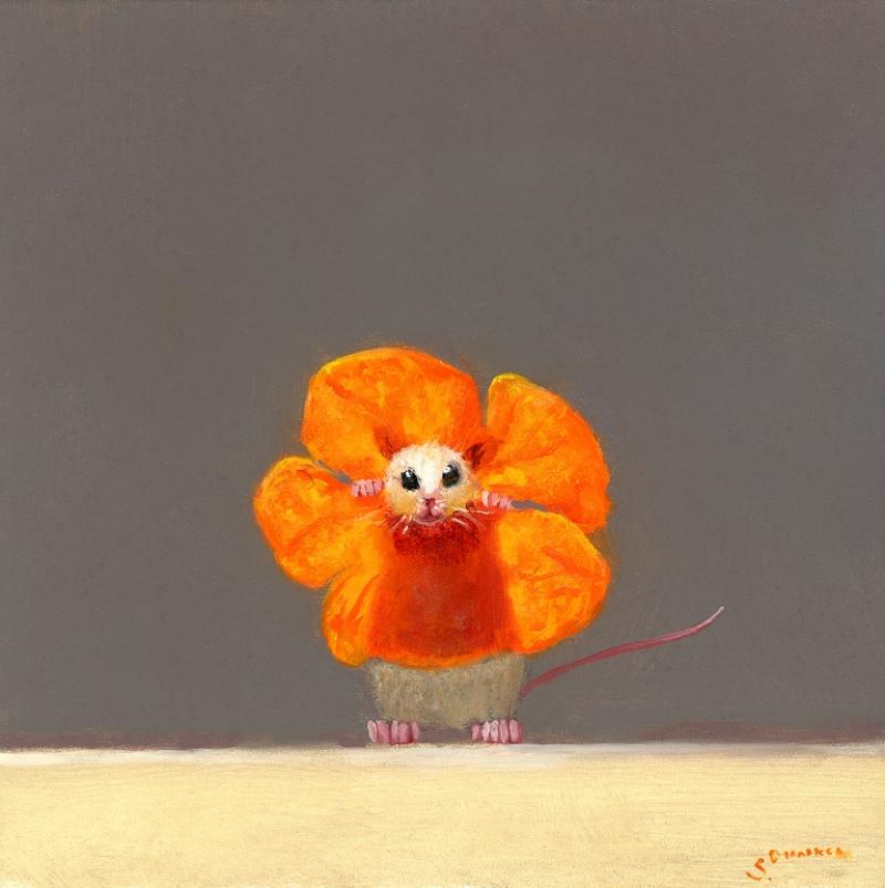 Stuart Dunkel Camouflage in Orange Red