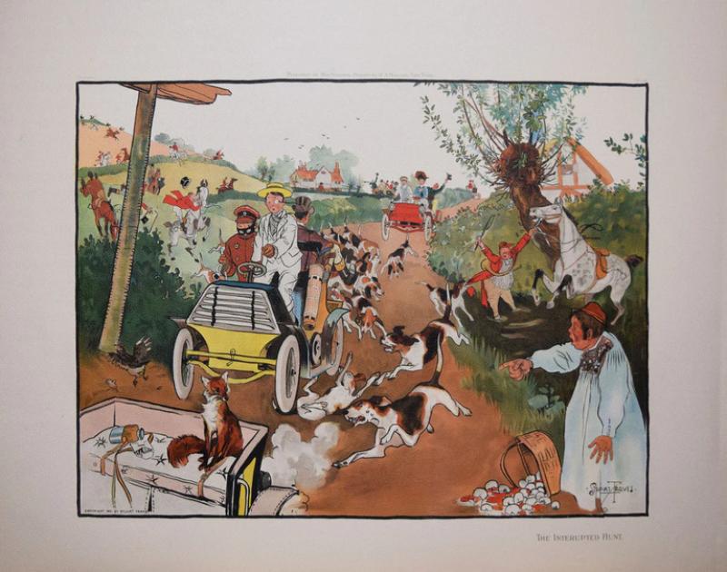 Stuart Travis STUART TRAVIS 1868 1942 THE INTERRUPTED HUNT