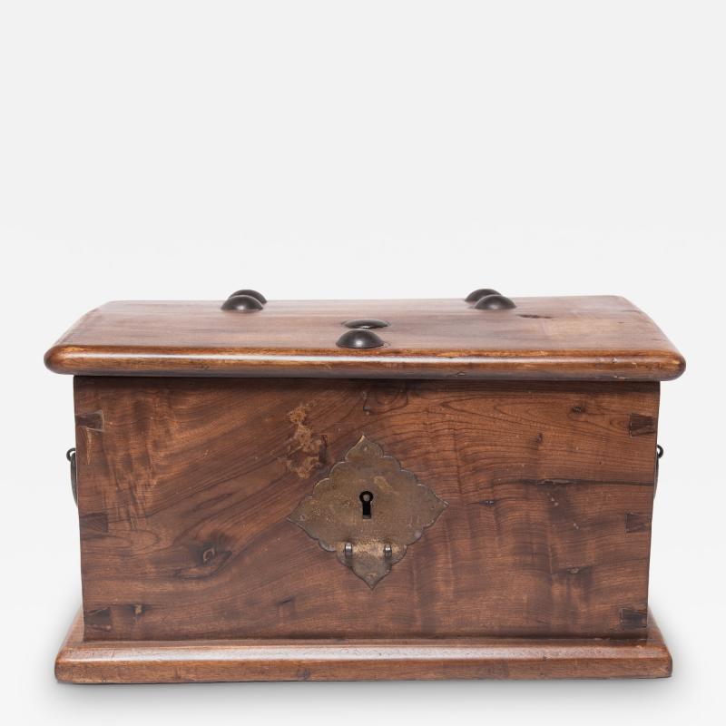 Studded Nanmu Lock Box