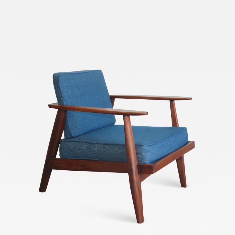 Studio producted mid century walnut lounge chair