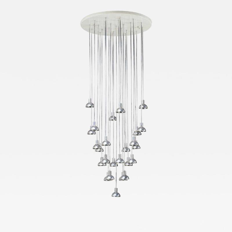 Style of Verner Panton Flush mount Chandelier