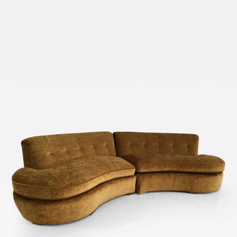 Style of Vladimir Kagan Sectional Sofa