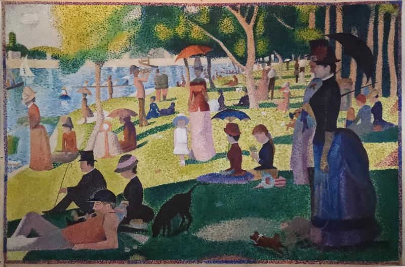 Susan Donner Full Scale Homage Georges Seurat Sunday On La Grande Jatte 1884 2013