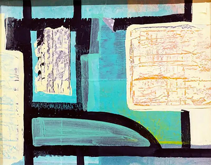 Susan Morrison Dyke Susan Morrison Dyke Perimeter Grid Oil on Paper 2022